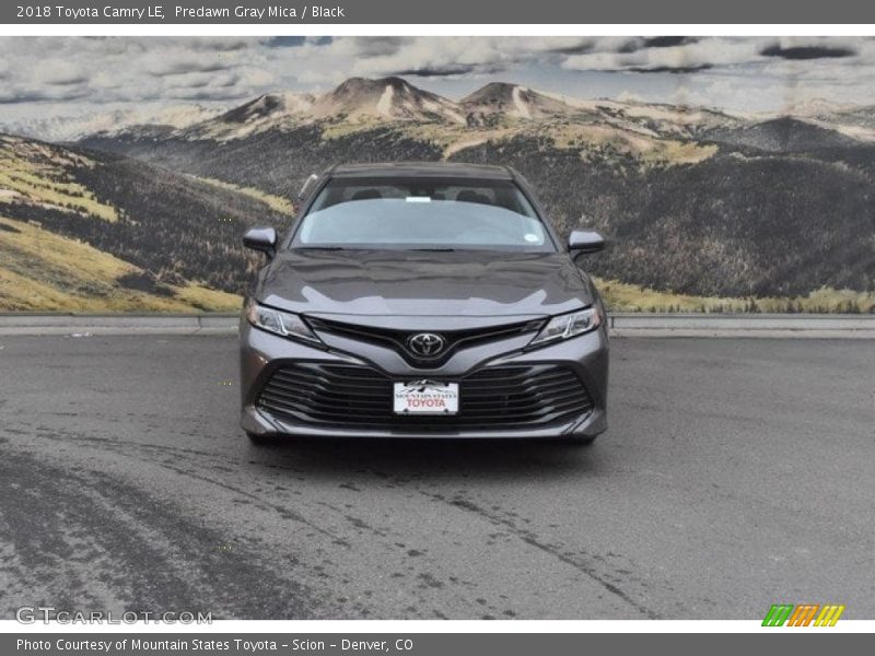 Predawn Gray Mica / Black 2018 Toyota Camry LE
