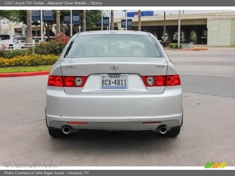 Alabaster Silver Metallic / Ebony 2007 Acura TSX Sedan