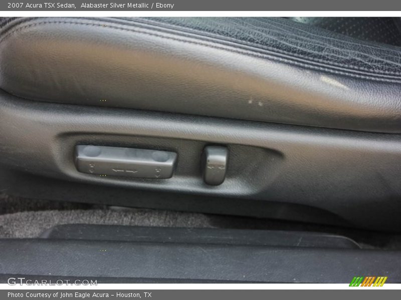 Alabaster Silver Metallic / Ebony 2007 Acura TSX Sedan