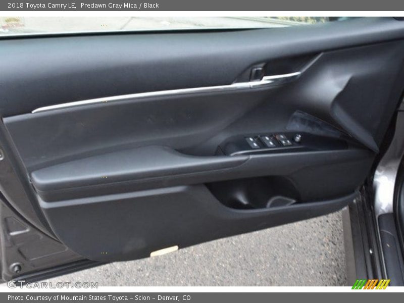 Predawn Gray Mica / Black 2018 Toyota Camry LE