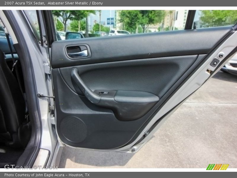 Alabaster Silver Metallic / Ebony 2007 Acura TSX Sedan