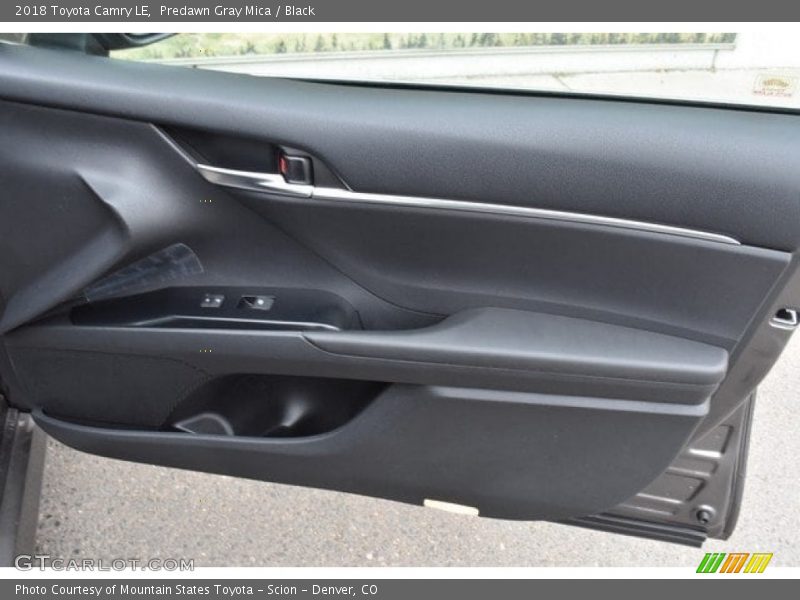 Predawn Gray Mica / Black 2018 Toyota Camry LE