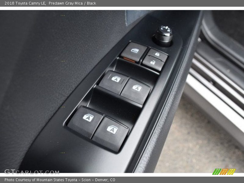 Predawn Gray Mica / Black 2018 Toyota Camry LE