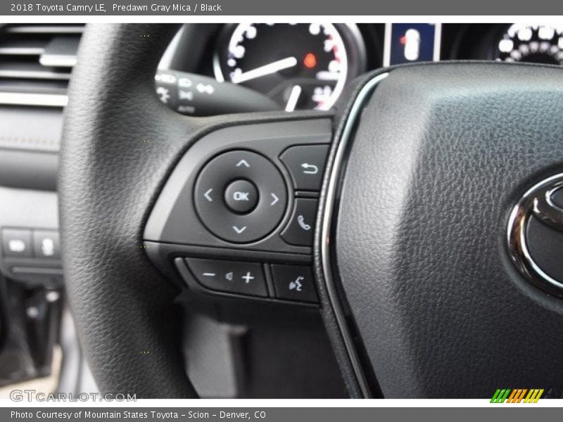 Predawn Gray Mica / Black 2018 Toyota Camry LE