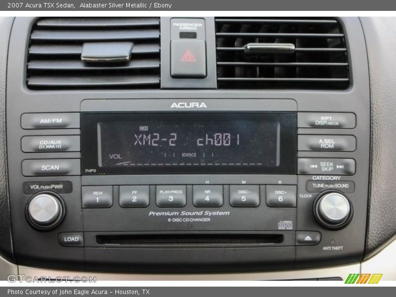 Alabaster Silver Metallic / Ebony 2007 Acura TSX Sedan