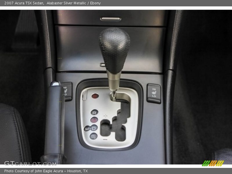 Alabaster Silver Metallic / Ebony 2007 Acura TSX Sedan