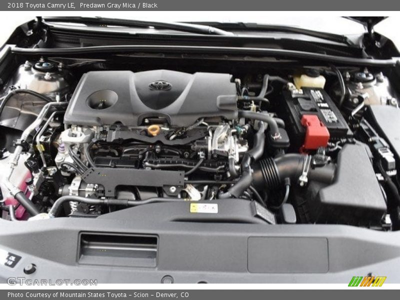 Predawn Gray Mica / Black 2018 Toyota Camry LE