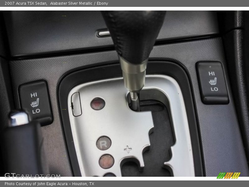 Alabaster Silver Metallic / Ebony 2007 Acura TSX Sedan