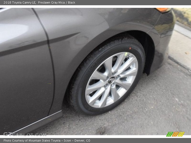 Predawn Gray Mica / Black 2018 Toyota Camry LE