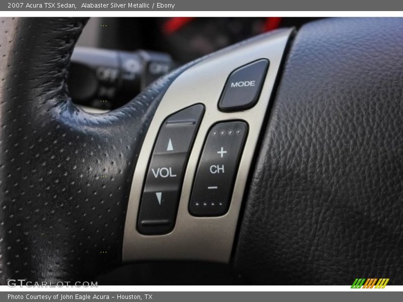 Alabaster Silver Metallic / Ebony 2007 Acura TSX Sedan