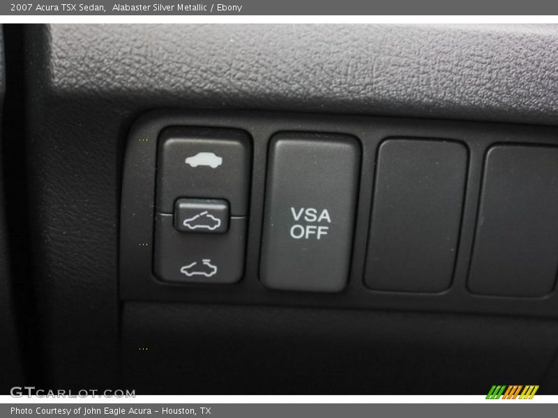 Alabaster Silver Metallic / Ebony 2007 Acura TSX Sedan