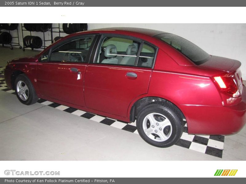 Berry Red / Gray 2005 Saturn ION 1 Sedan