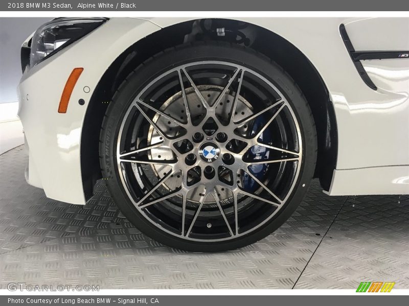 Alpine White / Black 2018 BMW M3 Sedan