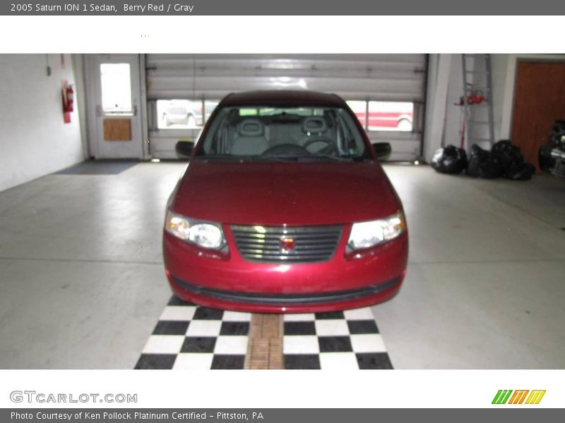 Berry Red / Gray 2005 Saturn ION 1 Sedan