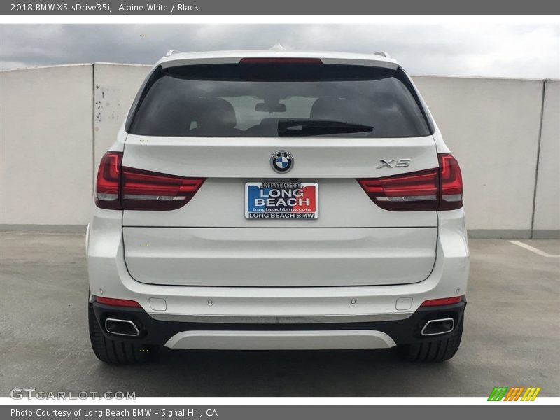 Alpine White / Black 2018 BMW X5 sDrive35i