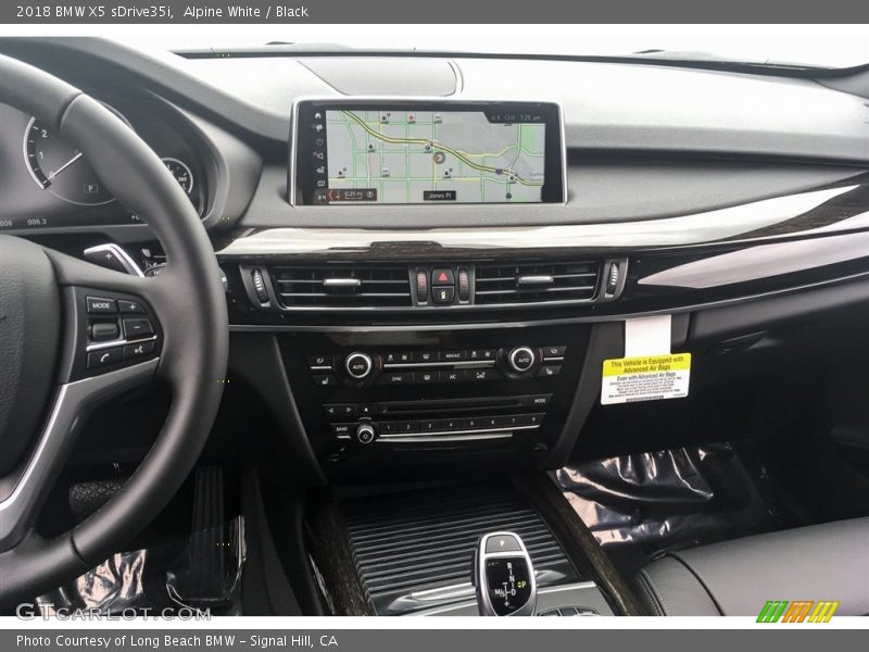 Alpine White / Black 2018 BMW X5 sDrive35i