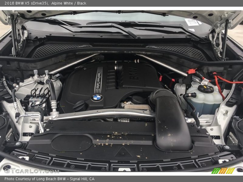 Alpine White / Black 2018 BMW X5 sDrive35i