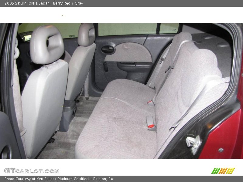Berry Red / Gray 2005 Saturn ION 1 Sedan