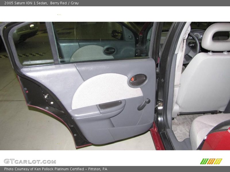 Berry Red / Gray 2005 Saturn ION 1 Sedan