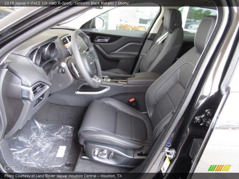 Santorini Black Metallic / Ebony 2018 Jaguar F-PACE 30t AWD R-Sport