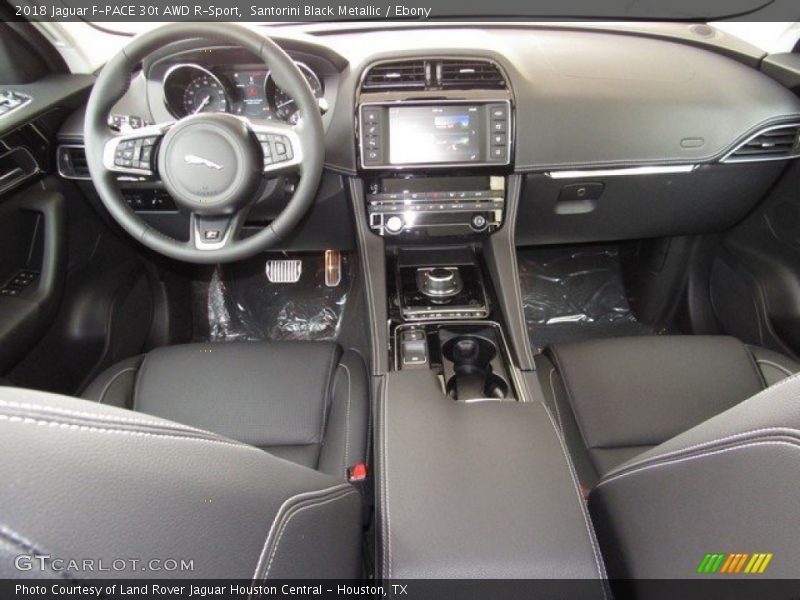 Santorini Black Metallic / Ebony 2018 Jaguar F-PACE 30t AWD R-Sport