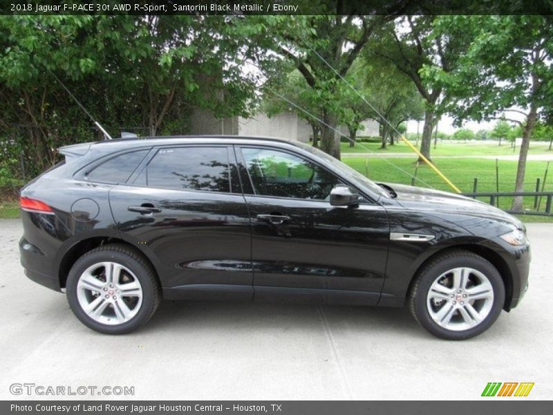 Santorini Black Metallic / Ebony 2018 Jaguar F-PACE 30t AWD R-Sport