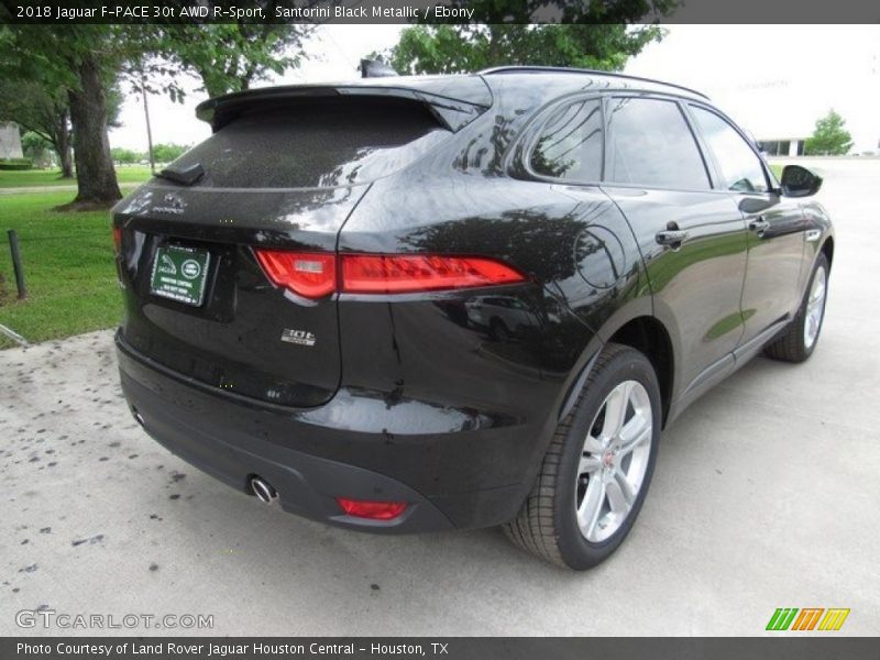 Santorini Black Metallic / Ebony 2018 Jaguar F-PACE 30t AWD R-Sport