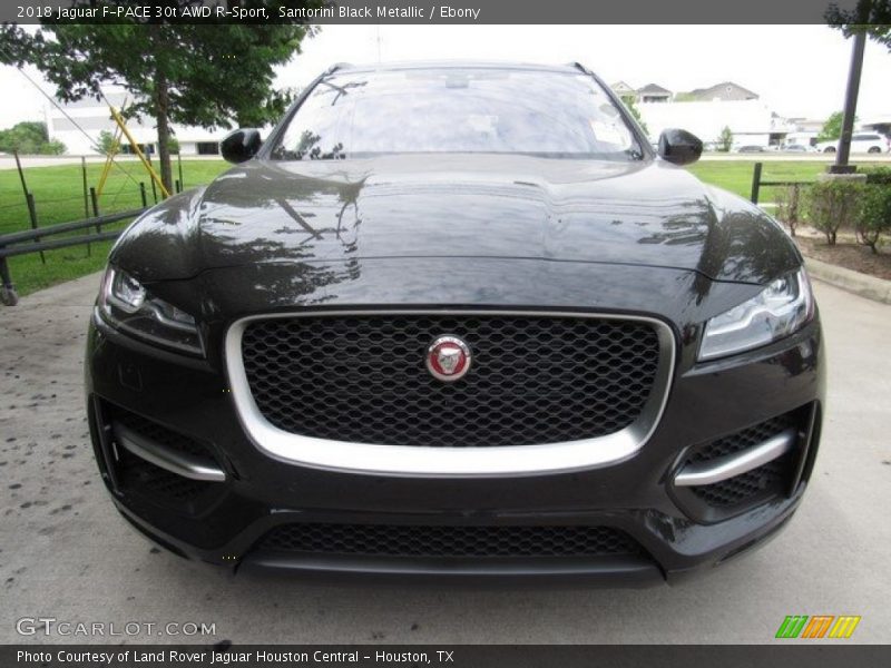 Santorini Black Metallic / Ebony 2018 Jaguar F-PACE 30t AWD R-Sport