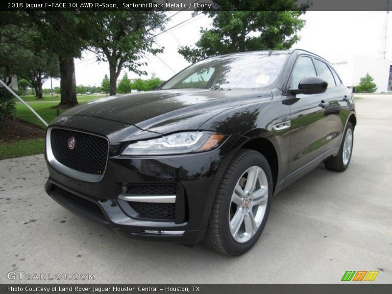 Santorini Black Metallic / Ebony 2018 Jaguar F-PACE 30t AWD R-Sport