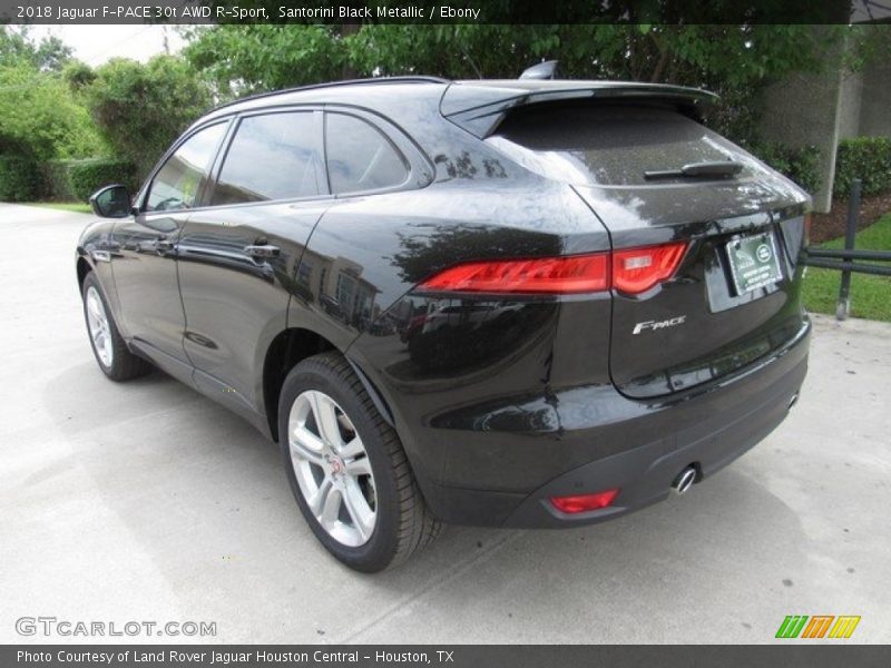 Santorini Black Metallic / Ebony 2018 Jaguar F-PACE 30t AWD R-Sport