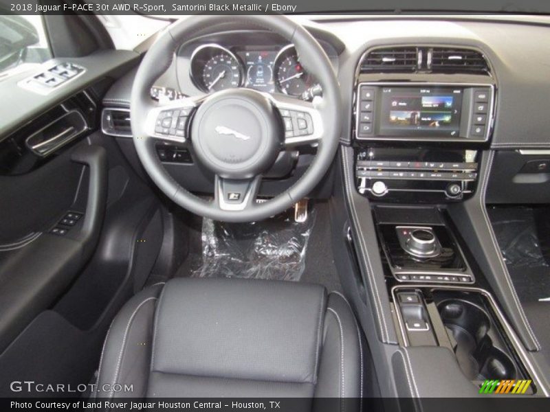 Santorini Black Metallic / Ebony 2018 Jaguar F-PACE 30t AWD R-Sport
