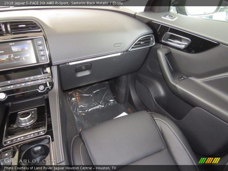 Santorini Black Metallic / Ebony 2018 Jaguar F-PACE 30t AWD R-Sport