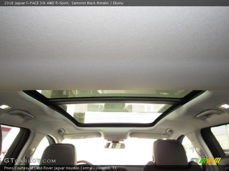 Santorini Black Metallic / Ebony 2018 Jaguar F-PACE 30t AWD R-Sport