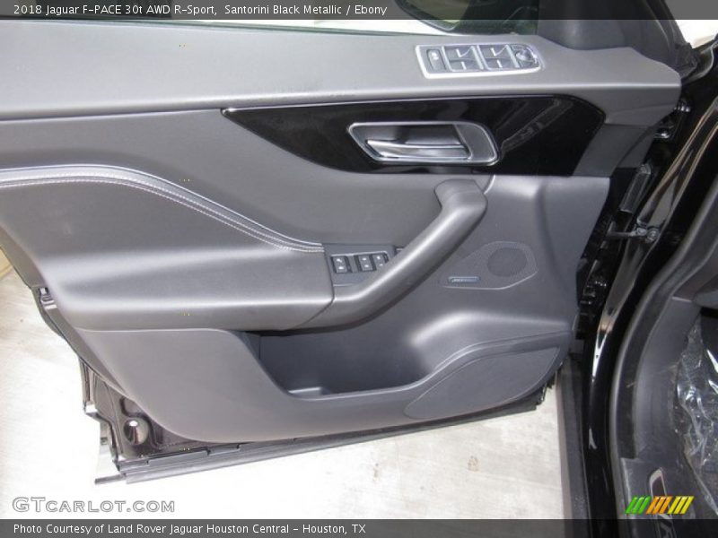 Santorini Black Metallic / Ebony 2018 Jaguar F-PACE 30t AWD R-Sport