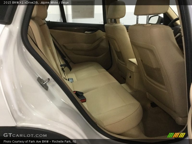 Alpine White / Beige 2015 BMW X1 xDrive28i
