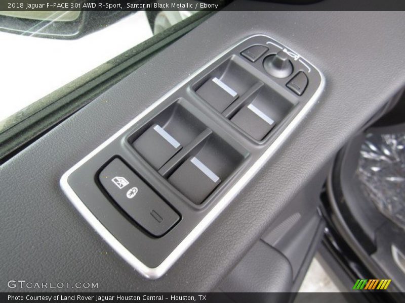 Santorini Black Metallic / Ebony 2018 Jaguar F-PACE 30t AWD R-Sport