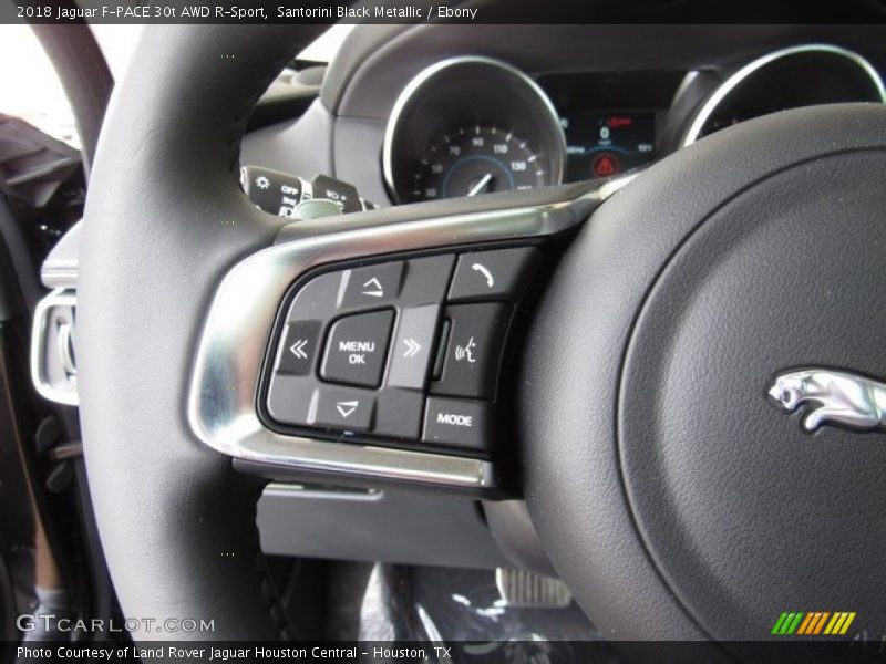 Santorini Black Metallic / Ebony 2018 Jaguar F-PACE 30t AWD R-Sport