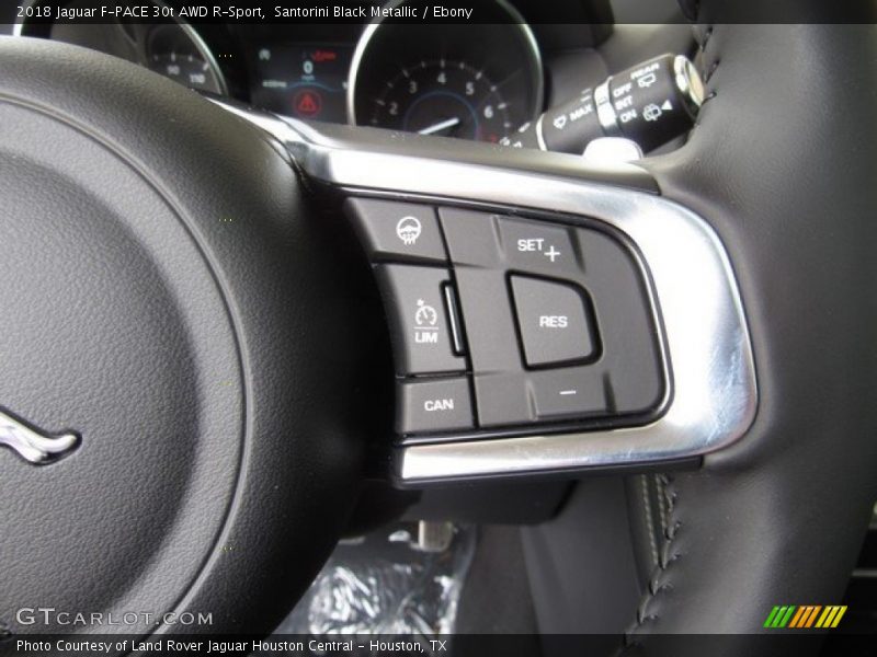 Santorini Black Metallic / Ebony 2018 Jaguar F-PACE 30t AWD R-Sport