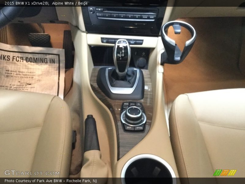 Alpine White / Beige 2015 BMW X1 xDrive28i