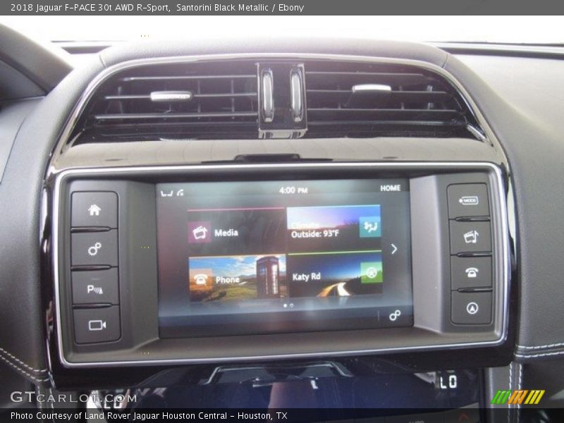 Santorini Black Metallic / Ebony 2018 Jaguar F-PACE 30t AWD R-Sport