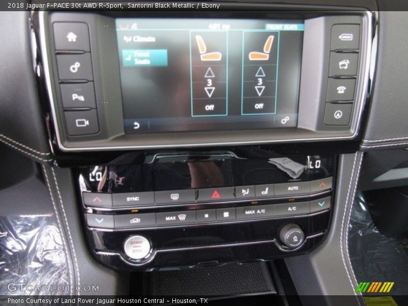 Santorini Black Metallic / Ebony 2018 Jaguar F-PACE 30t AWD R-Sport