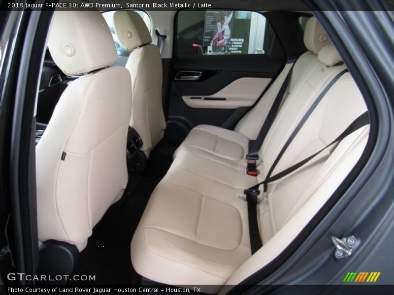 Santorini Black Metallic / Latte 2018 Jaguar F-PACE 30t AWD Premium