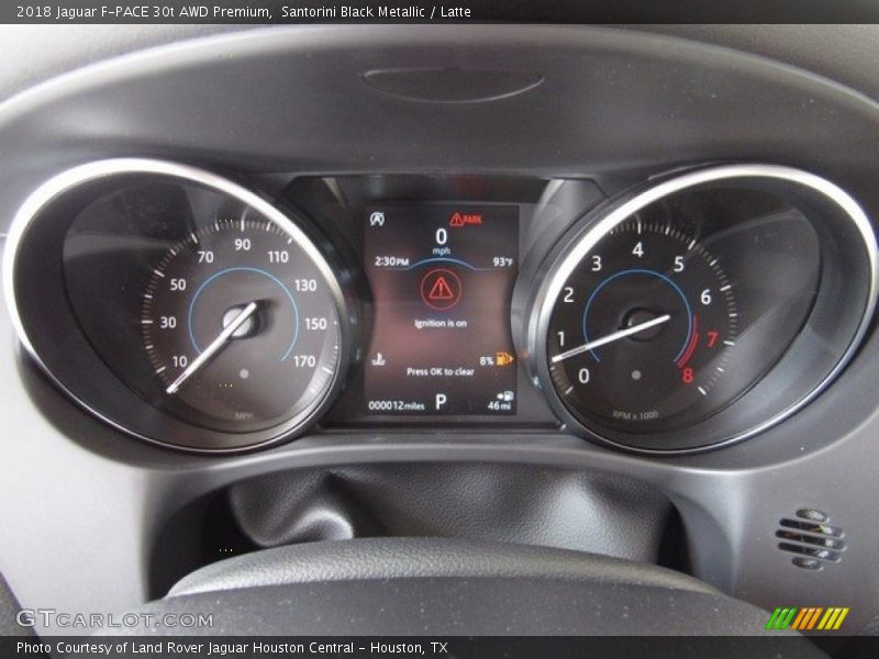 Santorini Black Metallic / Latte 2018 Jaguar F-PACE 30t AWD Premium