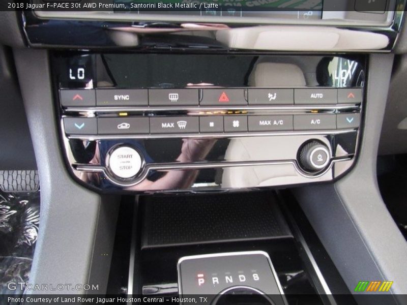 Santorini Black Metallic / Latte 2018 Jaguar F-PACE 30t AWD Premium