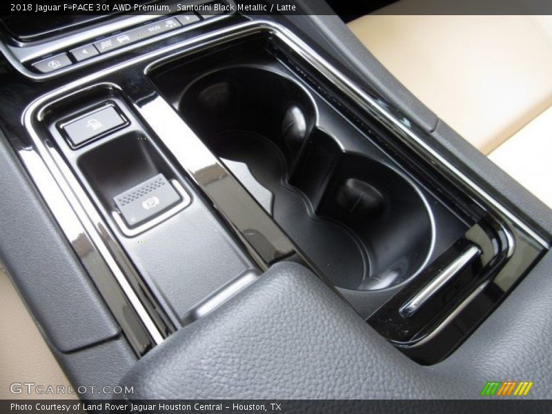 Santorini Black Metallic / Latte 2018 Jaguar F-PACE 30t AWD Premium