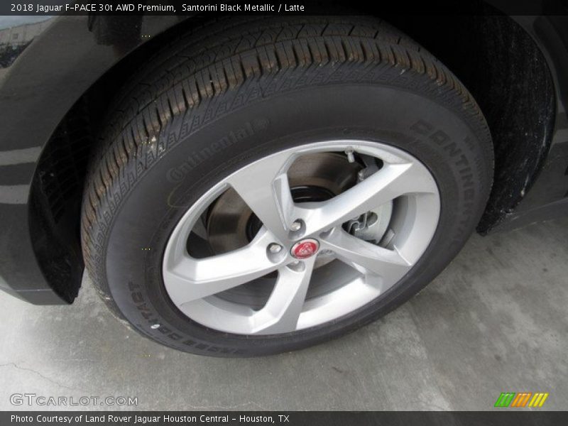 Santorini Black Metallic / Latte 2018 Jaguar F-PACE 30t AWD Premium