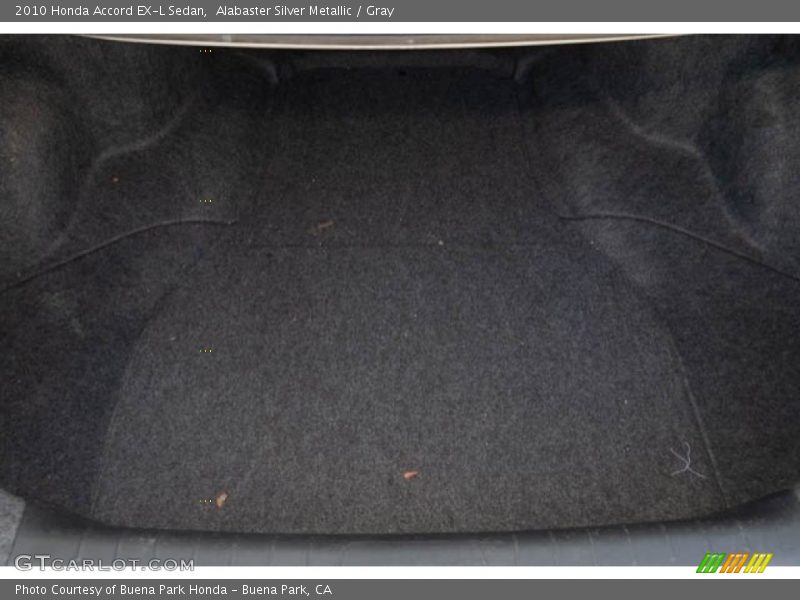 Alabaster Silver Metallic / Gray 2010 Honda Accord EX-L Sedan