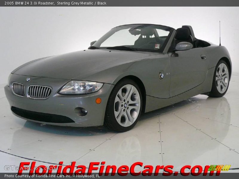 Sterling Grey Metallic / Black 2005 BMW Z4 3.0i Roadster