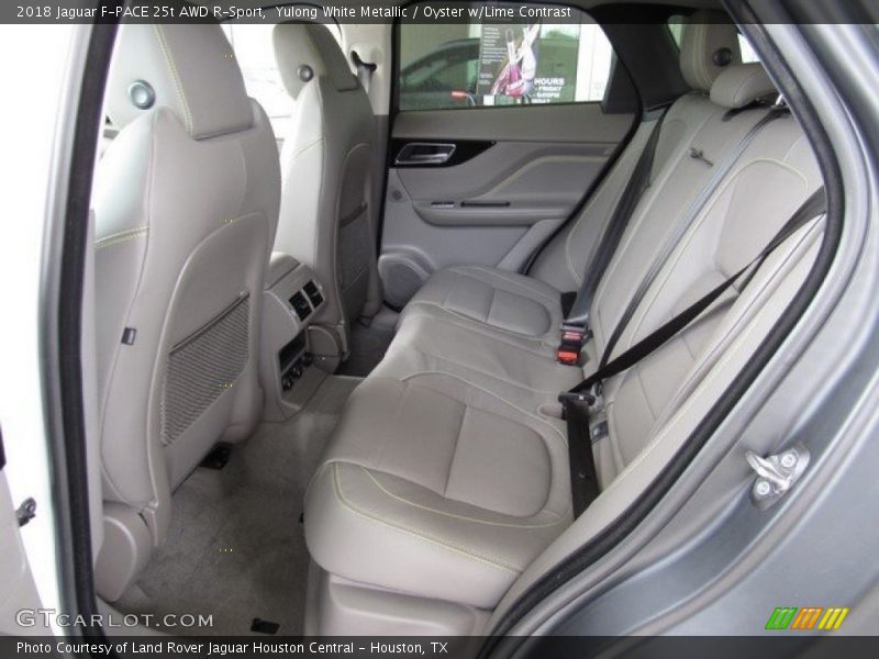 Yulong White Metallic / Oyster w/Lime Contrast 2018 Jaguar F-PACE 25t AWD R-Sport