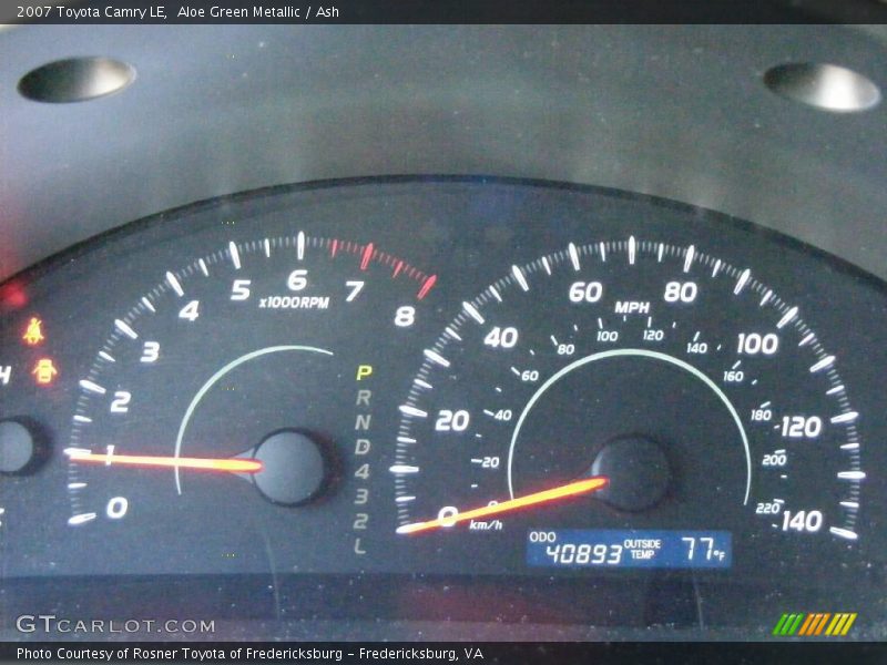 Aloe Green Metallic / Ash 2007 Toyota Camry LE
